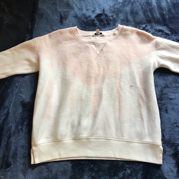 XS American Eagle Outfitters Pink Dip-Dyed Sweater - Picture 4 of 8